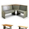 Pemberly Row Solid Pine Bench Wood Seating Food Service-4