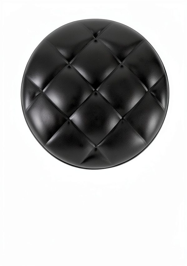 Angoily Round Stool Seat Replacement PU Leather-8