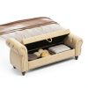 Velvet Storage Bench Karjjini Black Design-3