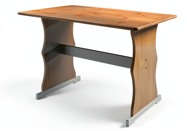 Pemberly Row Solid Pine Bench Wood Seating Food Service-3