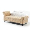 Velvet Storage Bench Karjjini Black Design-2