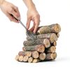 Wooden Food Service Seating Booths Assembly Required-5