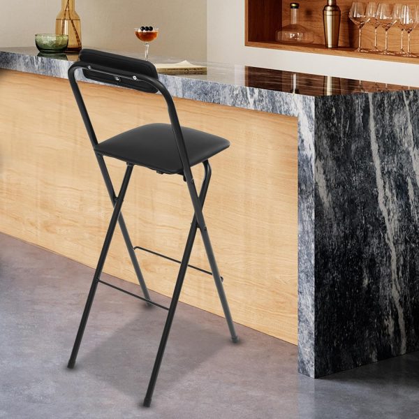 Black Bar Stool Mlonausz Carbon Steel-6