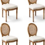 Linen Dining Chair RJPLMFV Cream Solid Design-0