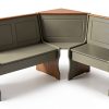 Pemberly Row Solid Pine Bench Wood Seating Food Service-2