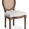 Linen Dining Chair RJPLMFV Cream Solid Design-1