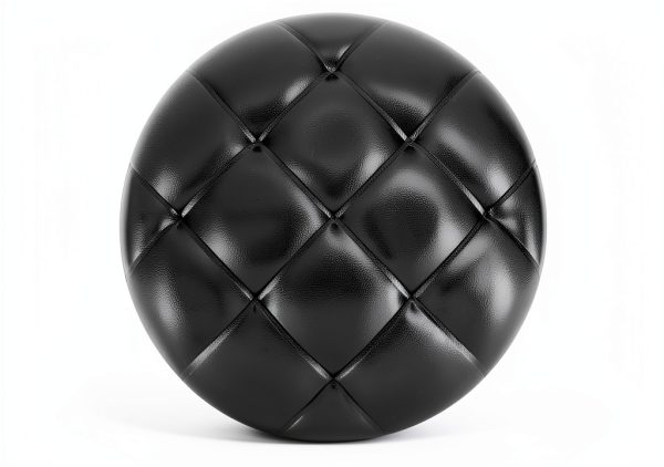 Angoily Round Stool Seat Replacement PU Leather-2
