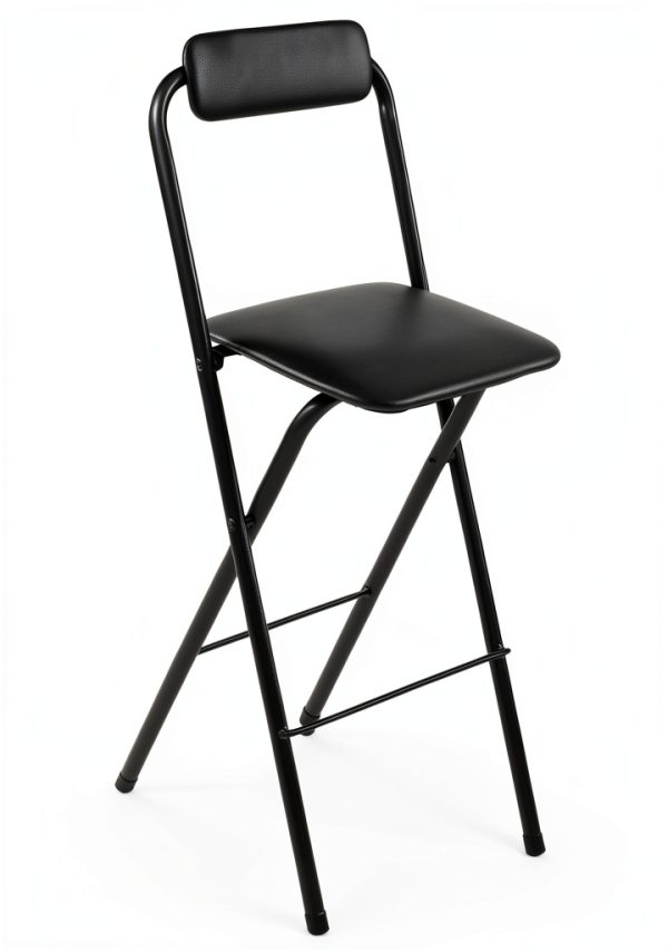 Black Bar Stool Mlonausz Carbon Steel-0