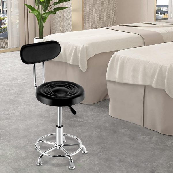 Drafting Swivel Chair Ficwzw Modern PU Seat-3