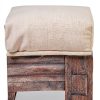 Linen Dining Chair RJPLMFV Cream Solid Design-6