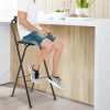 Black Bar Stool Mlonausz Carbon Steel-4