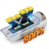 ZonCar 9006 Fog Light 150W Bright White Universal Fit-3