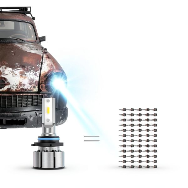 ZonCar 9006 LED Fog Light 15000 Lumen 12V-3