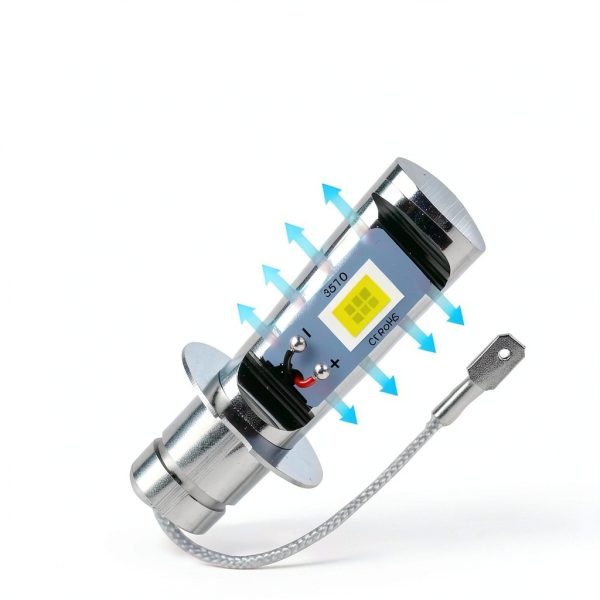 AUXLIGHT H3 Fog Light Bulb 6000K Xenon White 3000 Lumens Pair-6