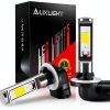 AUXLIGHT Fog Light LED Bulb 2 Pack Clear/White, 1500LM, 50,000h Life-0