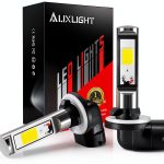AUXLIGHT Fog Light LED Bulb 2 Pack Clear/White, 1500LM, 50,000h Life-0