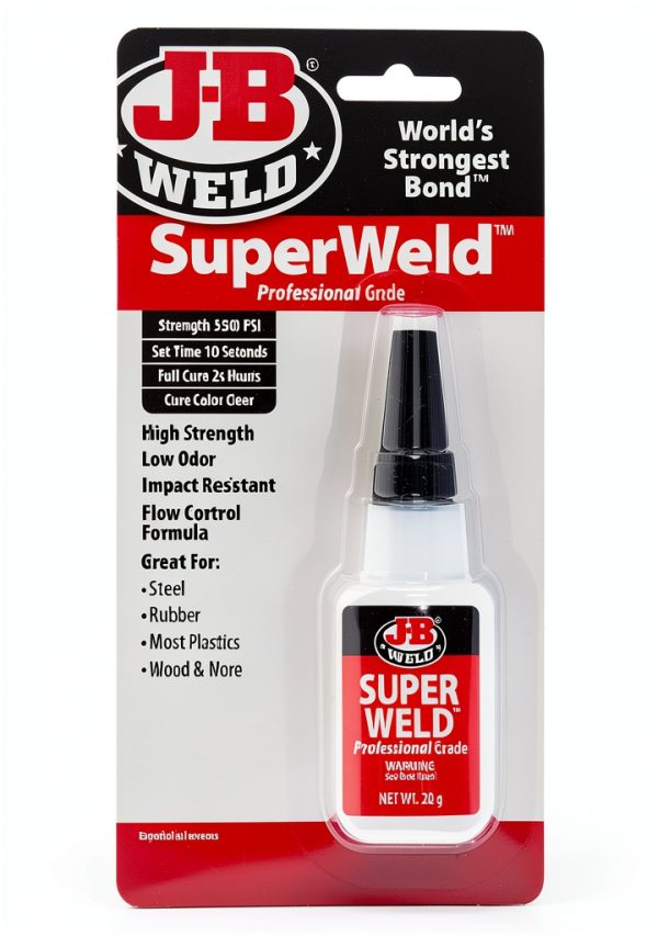 J-B Weld SuperWeld Clear Super Glue 20g - Strong Cyanoacrylate-0