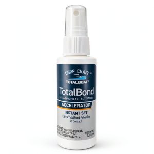 TotalBoat CA Glue Accelerator Spray 2 oz Cyanoacrylate Activator-0