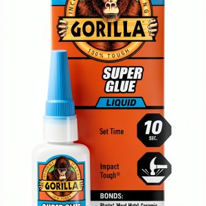 Gorilla Super Glue Clear 20g All Purpose Fast Dry Cyanoacrylate-0