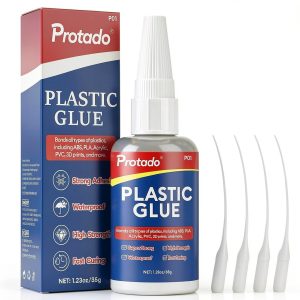 Plastic Glue Protado 35g Heavy Duty Clear Waterproof Adhesive-0