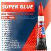 Super Glue ALECPEA 3g Liquid Pack of 12 Fast Thin Strong Cyanoacrylate-3