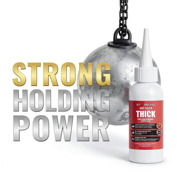Starbond Thick Super Glue Pro Kit 2 oz Gap-Filling CA Adhesive Cap-4